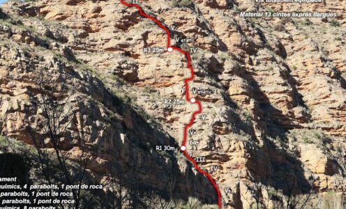 Escalada via llarga – Sant Llorenç de Montgai
