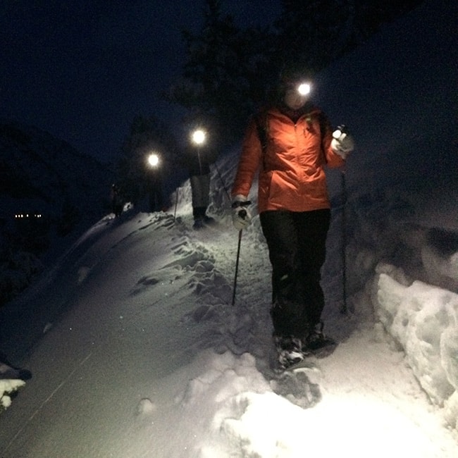 Raquetes de neu Lluna Plena (Port del Comte)