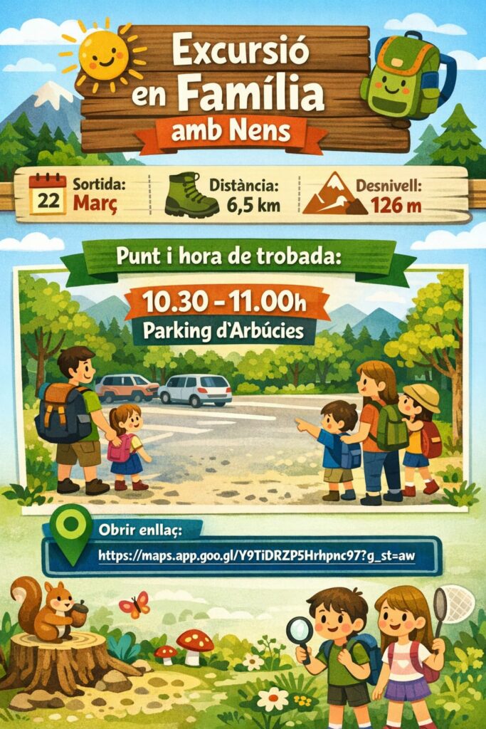 Nova secció muntanya en família (amb nens)