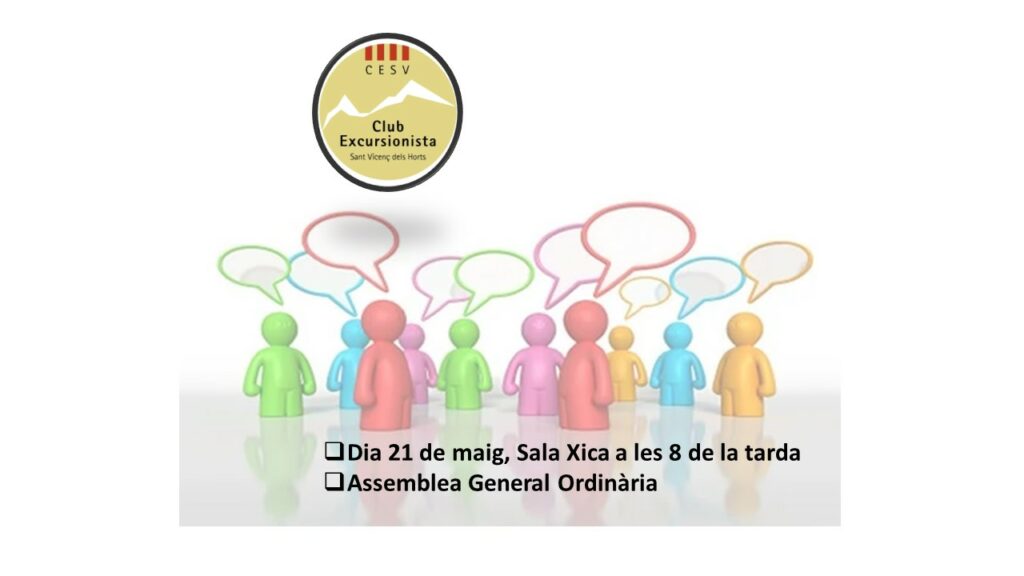 Assemblea General Dijous 21 de maig
